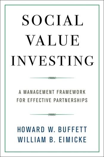 Social Value Investing "A Management Framework for Effective Partnerships"