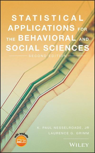 Statistical Applications for the Behavioral and Social Sciences 