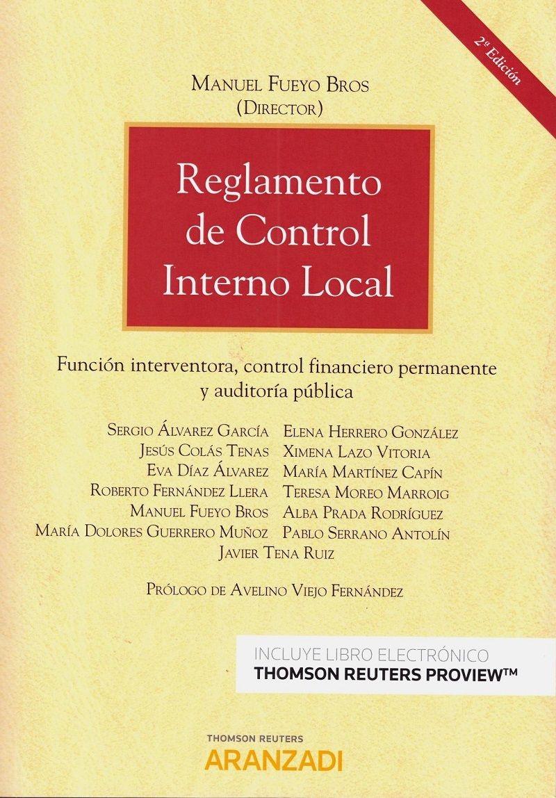 Reglamento de Control Interno Local "Función Interventora, Control Financiero Permanente y Auditoría Pública"