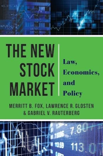 The New Stock Market "Law, Economics, and Policy"