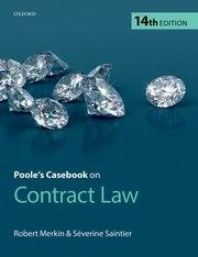 Poole's Casebook on Contract Law