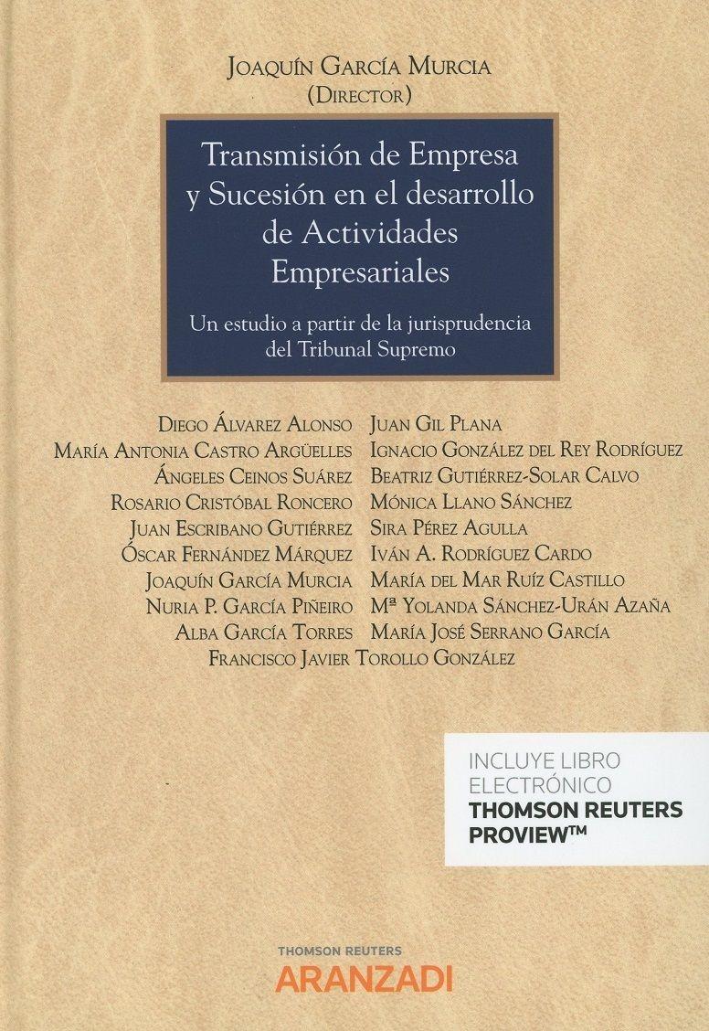 Transmisión de empresa y sucesión en el desarrollo de actividades empresariales 