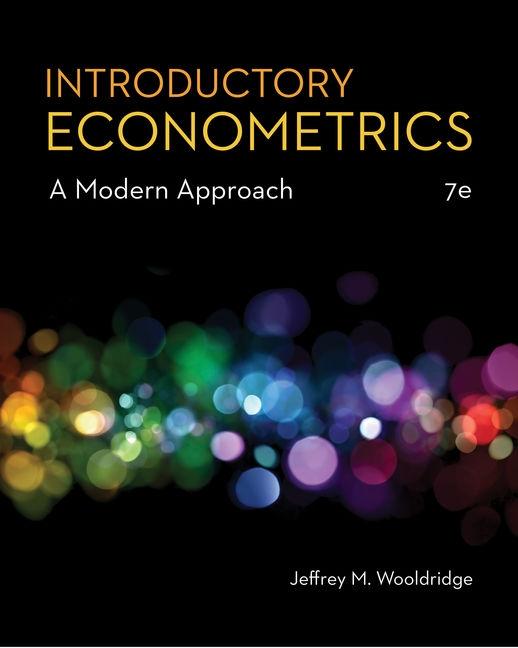 Introductory Econometrics "A Modern Approach"