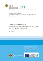 From source-oriented to residence-oriented: China´s international tax law by BRI?