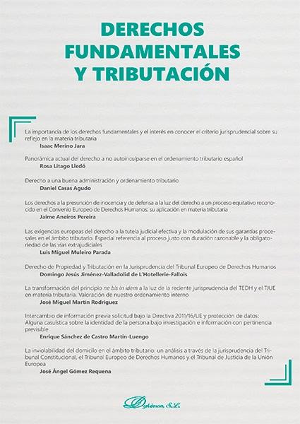 Derechos fundamentales y tributación