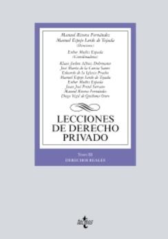 Lecciones de Derecho Privado Tomo III "Derechos Reales"
