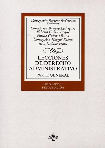 Lecciones de derecho administrativo II "Parte general"