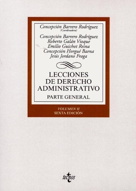 Lecciones de derecho administrativo II "Parte general"