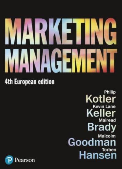 Marketing Management "European Edition"
