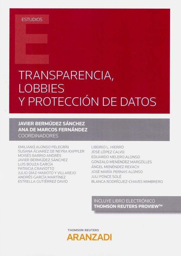 Transparencia, lobbies y protección de datos 