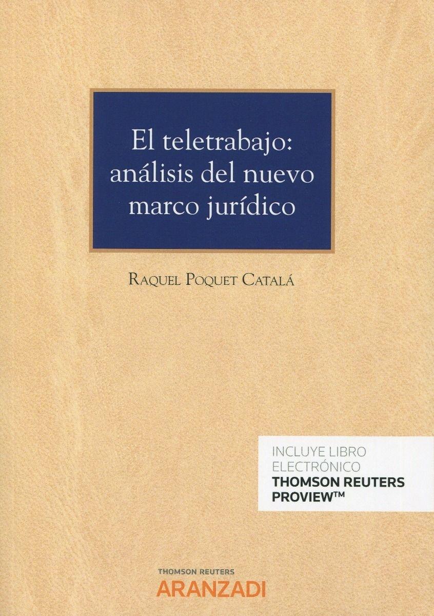 Teletrabajo: análisis del nuevo marco jurídico 