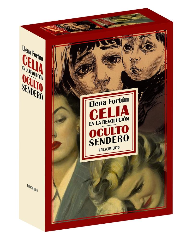 Estuche Elena Fortún "'Celia en la revolución 2ED' + 'Oculto sendero'"