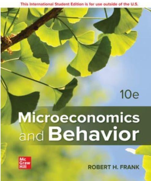 Microeconomics and Behavior