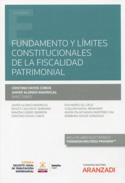 Fundamento y límites constitucionales de la fiscalidad patrimonial