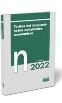 Tarifas del impuesto sobre actividades económicas "Normativa 2022"