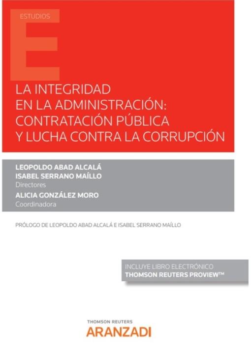 Integridad en la administración "Contratación pública y lucha contra la corrupción"