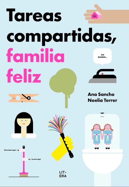 Tareas compartidas, familia feliz