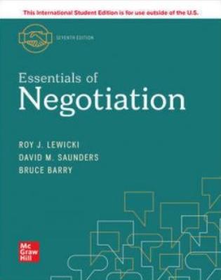 Essentials of Negotiation Essentials of Negotiation