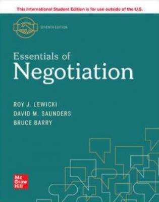 Essentials of Negotiation