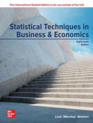 Statistical Techniques in Business and Economics