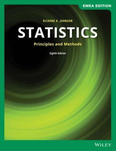 Statistics "Principles and Methods"