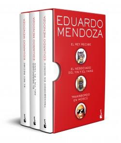 Estuche Eduardo Mendoza "El rey recibe, El negociado del yin y el yang, Transbordo en Moscú"