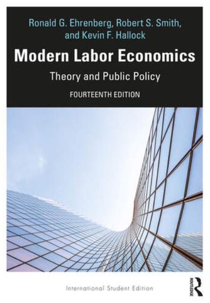 Modern Labor Economics "Theory and Public Policy"