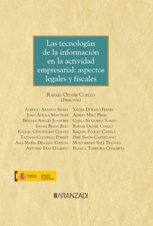 Las tecnologías de la información en la actividad empresarial: aspectos legales y fiscales