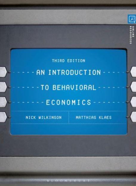 An Introduction to Behavioral Economics