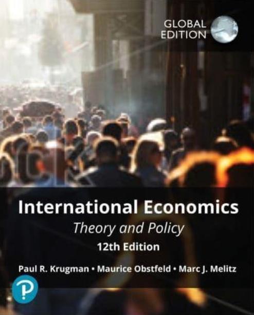 International Economics "Theory and Policy"