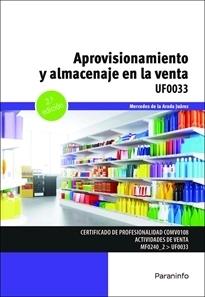 Aprovisionamiento y almacenaje en la venta