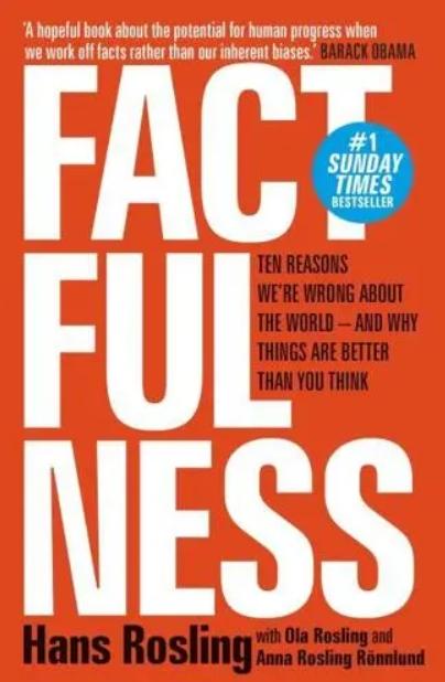 Factfulness "Ten Reasons We're Wrong About the World - And Why Things Are Better Than You Think"