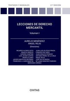 Lecciones de Derecho mercantil Vol.I