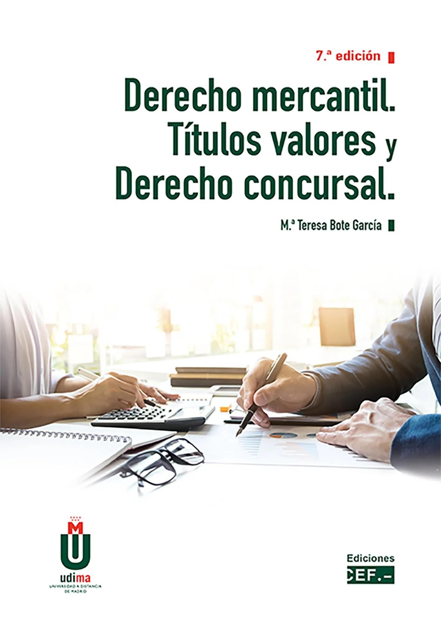 Derecho mercantil "Títulos valores y derecho concursal"