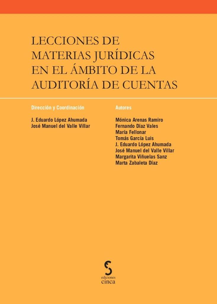 Lecciones de materias jurídicas en el ámbito de la auditoría de cuentas