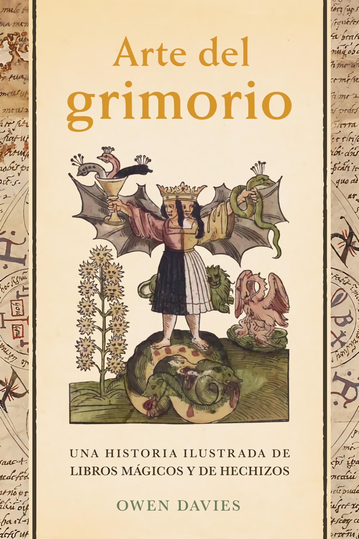 Arte del grimorio "Una historia ilustrada de libros mágicos y de hechizos"