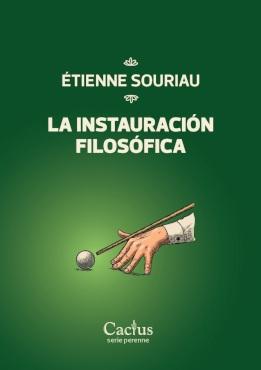 Portada del libro: La instauración filosófica La instauración filosófica
