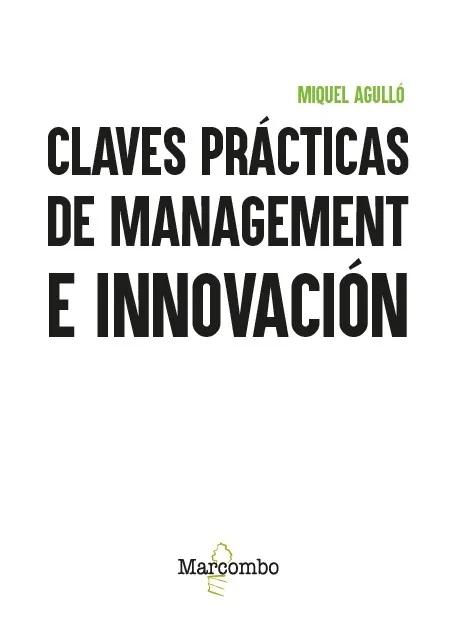 Claves prácticas de management e innovación
