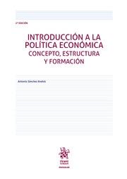 Introducción a la Política Económica "Concepto, Estructura y Formación"