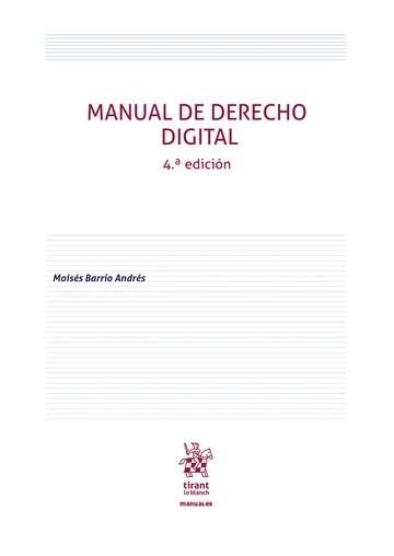 Manual de Derecho digital