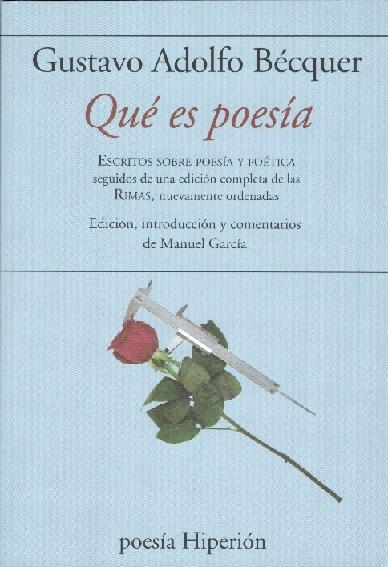 Qué es poesía "Escritos sobre poesía y poética"