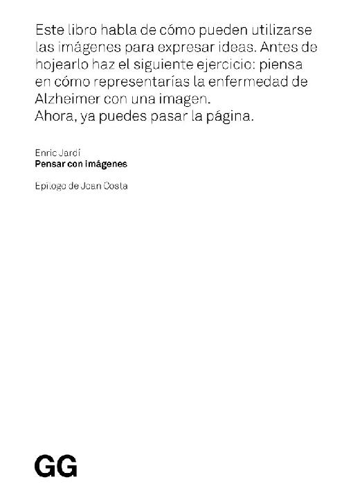 Pensar con imágenes