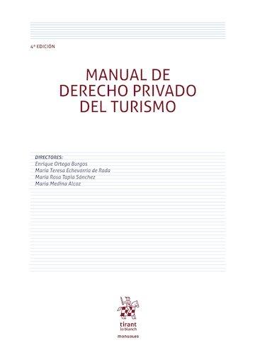 Manual de Derecho Privado del Turismo