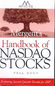 Mergents Handbook Of Nasdaq Stocks Fall 2007