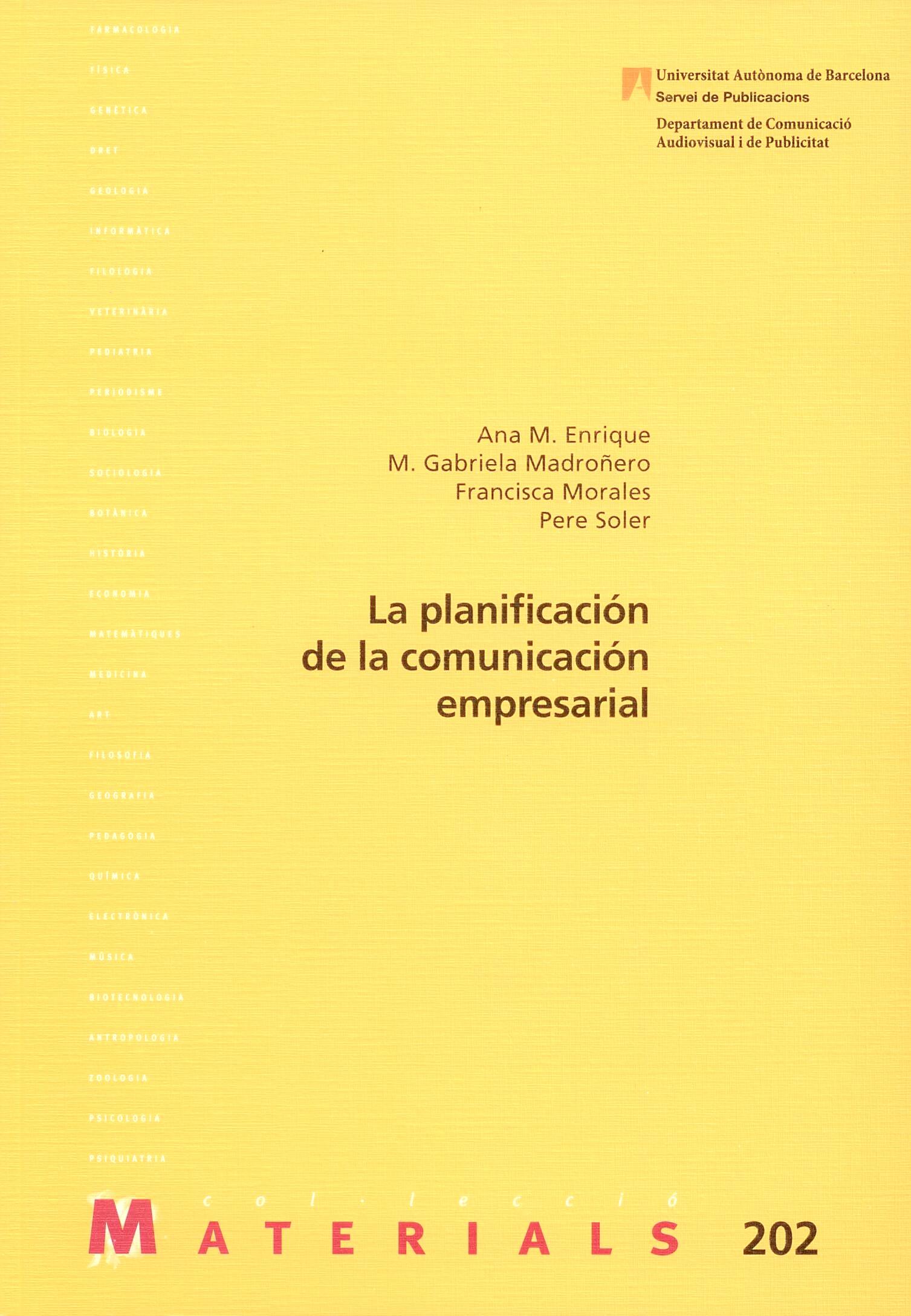 La Planificacion de la Comunicacion Empresarial